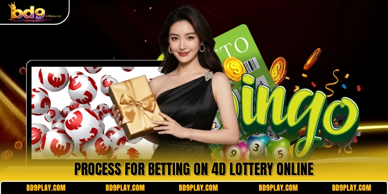 Process for betting on 4D Lottery online